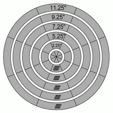 InstallBay Mal - Rund - Liten 6 størrelser 