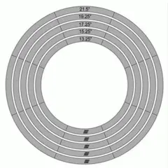 InstallBay Mal - Rund - Stor 5 størrelser