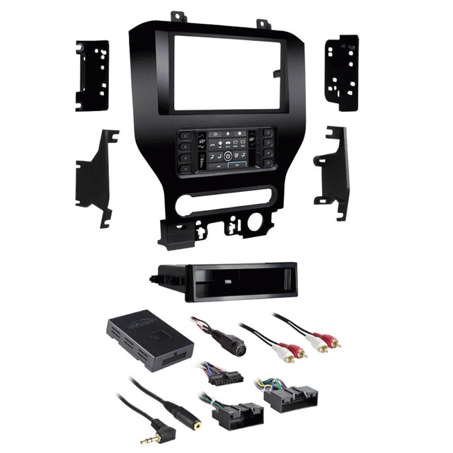 Metra Monteringskit 2-DIN (komplett) Mustang (2015 - 2017) m/4,2" skjerm 