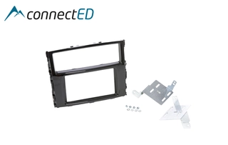 ConnectED Premium monteringskit 2-DIN Mitsubishi Pajero (2014 -->) Pianolakk