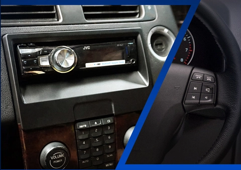 Connects2 Komplett monteringskit 1-DIN Volvo (2005 - 2013) m/aktive høyttalere 