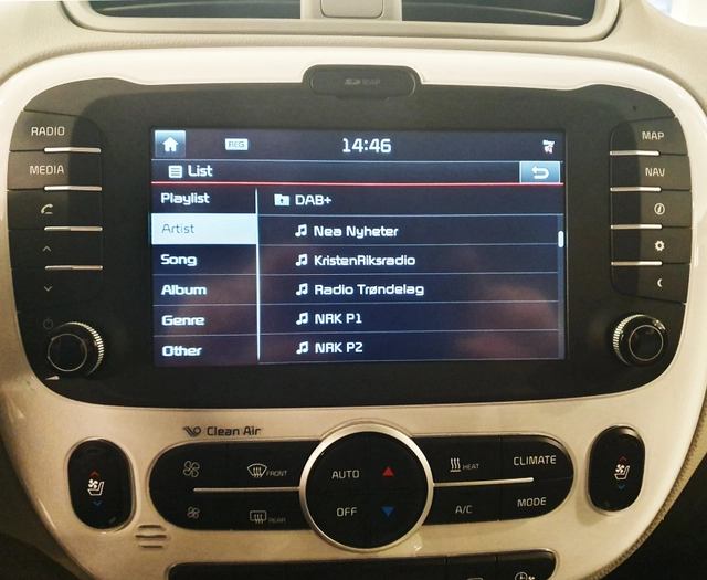 Dension DAB-integrering DAB via USB - uten buffering! (-->2018) 