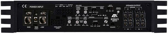 ESX Bilforsterker 4 x 100W RMS, 24V 4 x 100W/170W RMS 4 ohm/2 ohm 