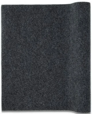 ConnectED Trunkliner teppe, Sort Tepperull - 1,50x60 meter (Reell frakt!) 