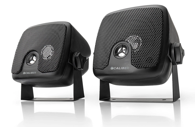 Caliber Bokshøyttaler med bøyle 2-veis 15/45W 