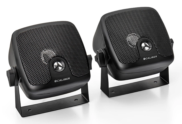 Caliber Bokshøyttaler med bøyle 2-veis 15/45W 