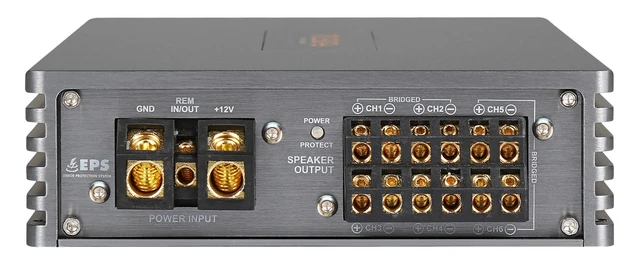 Musway Bilforsterker 6 x 180W i 2ohm 6-kanals forsterker SIX100 