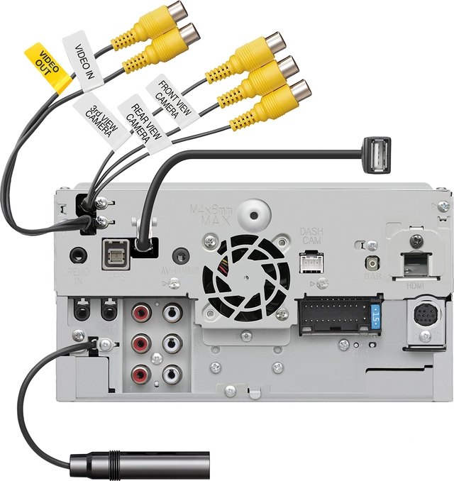 Kenwood DMX9720XDS 2-DIN MEDIASPILLER -  DAB BT USB/IPHONE 