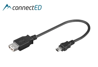 ConnectED Adapter for skjult mont DAB+U Modeller med Autolink plugg (mini-USB)
