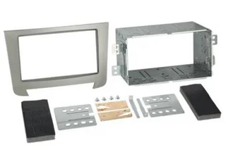 Connects2 Premium monteringskit 2-DIN SsangYong Rexton (2013 -->) Sølv 