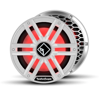 Rockford Fosgate Marine, M2 10" Hvit Marine 10", 400/1600W, 2 x 2ohm, LED-lys