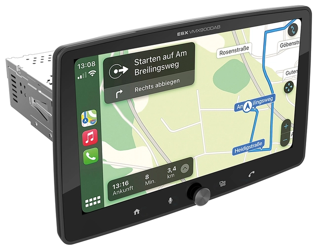 ESX 9" LCD/DAB+/FM/USB/SD/BT 1DIN DAB mediaspiller med 9" touchskjerm 