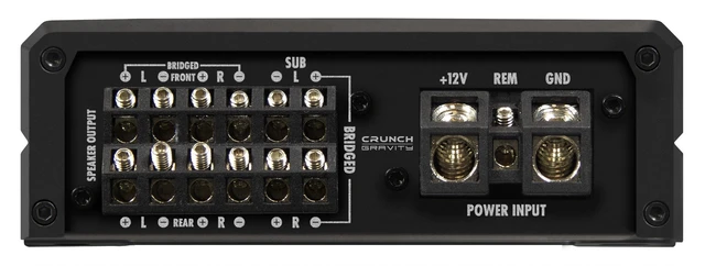 CRUNCH GTX2600.6D 6-kanals forsterker Class D Digital 6-kanals forsterker 