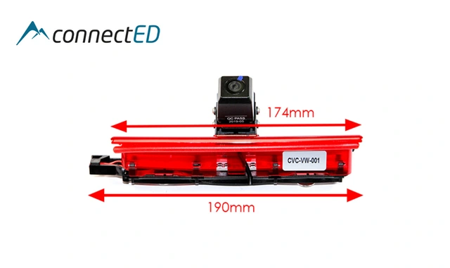 ConnectED Ryggekamera (Bremselys) (CVBS) VW Caddy (2004 - 2015) 
