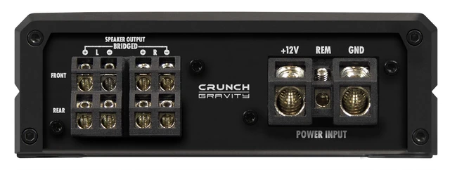 CRUNCH GTX2400.4D, 4-kanals forsterker Class D Digital 4-kanals forsterker 