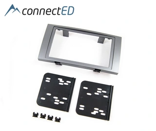 ConnectED Monteringsramme 2-DIN Ford - Rektangul&#230;r - S&#248;lvgr&#229;