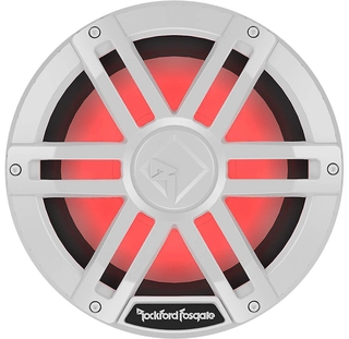 Rockford Fosgate Marine, 10" Hvit Marine 10", 300/1200W, 2 x 4ohm, LED-lys