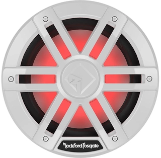 Rockford Fosgate Marine, 8" Hvit Marine 8", 150/600W, 2 x 4ohm, LED-lys