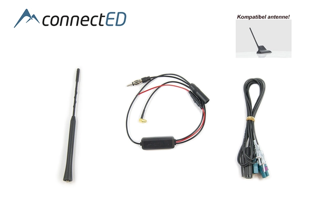 ConnectED Skjult DAB-antenne (SMB) VW/Skoda (2007 - 2017) m/hafinne og pisk 
