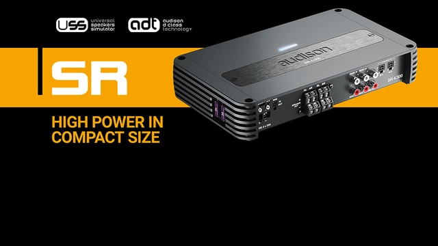 Audison SR 4 kanals forsterker 880W RMS  @ 2ohm 