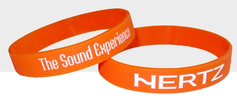 Hertz Armbånd, orange/hvit