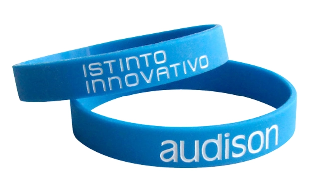 Audison Armbånd, blå/hvit 