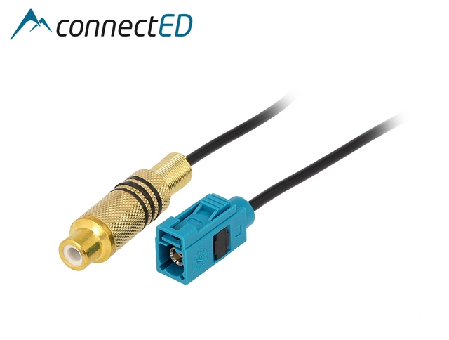 ConnectED Videoadapter Fakra til RCA Ford/Mercedes/Porsche/VW (2005 -->) 