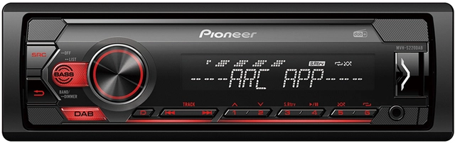 Pioneer MVHS220DAB 1-DIN Mecha-less Media radio (uten CD) 