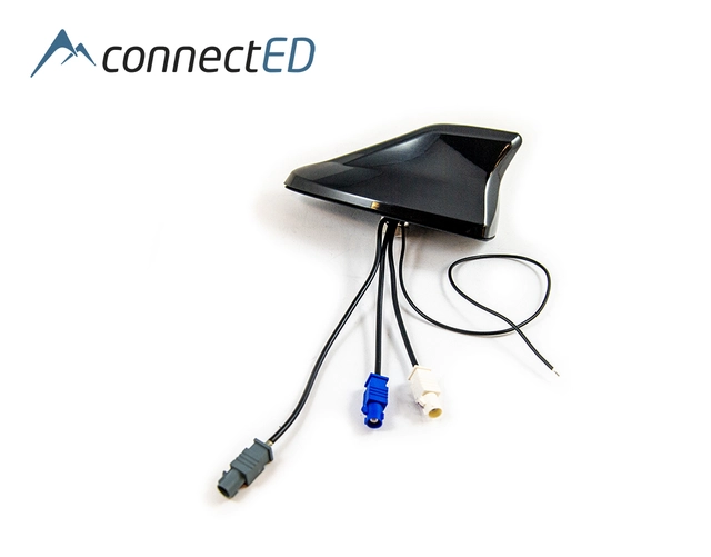 ConnectED FM/DAB/GPS-haifinneantenne For montering på tak 