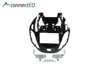ConnectED Premium monteringsramme 2-DIN B-Max/Transit Courier (2013 --&gt;) Sort
