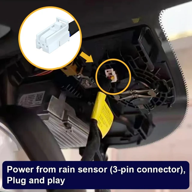 FITCAMX Integrert 4K Dashcam (foran) MB GLB/EQB (2024-2025) 