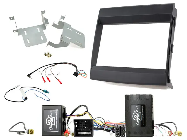 Connects2 Komplett monteringskit 2-DIN Cayenne (2011-2017) m/Aktivt høytt.sys. 