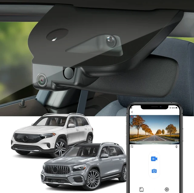 FITCAMX Integrert 4K Dashcam (foran) MB GLB/EQB (2024-2025) 