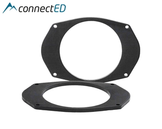 ConnectED MDF høyttaleradaptere (165mm) Jeep Grand Cherokee (2011 -->) foran/bak