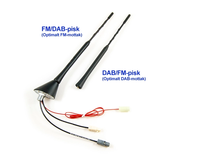 ATTB FM/DAB-takantenne Aktiv antenne for montering på tak 