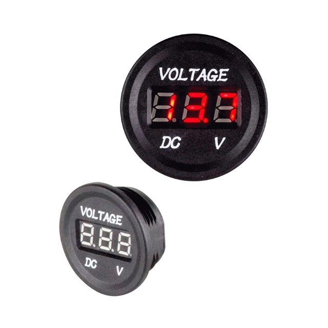 InstallBay Mini voltmeter for innfelling 