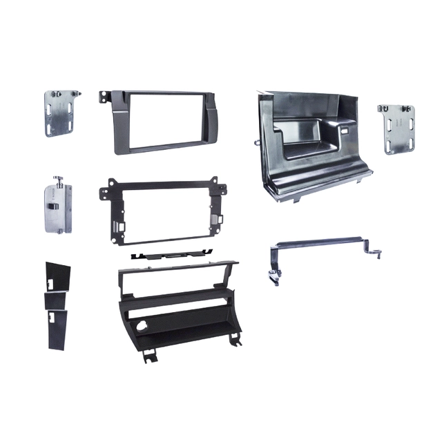 Metra Premium monteringskit 2-DIN 3-serie  (E46) (1998 - 2005) Flushmount! 