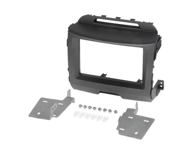 ConnectED Monteringsramme 2-DIN Kia Sportage (2010 - 2015) Mørk grå 