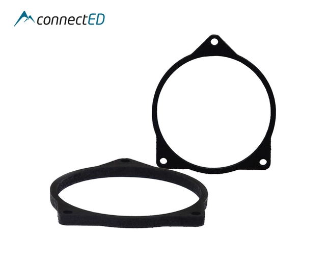 ConnectED MDF høyttaleradaptere (100mm) BMW 5-serie (E6x) (2004 - 2010) front 