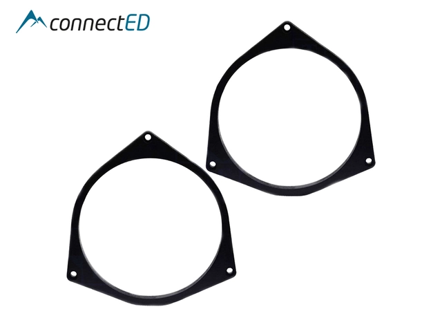 ConnectED MDF høyttaleradaptere (165mm) Audi A6 (1997 - 2004) front/rear 