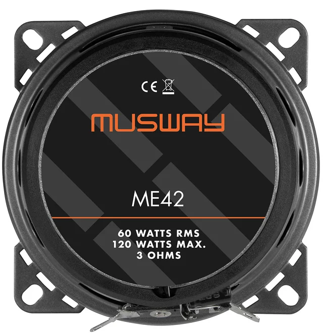 Musway 4" koaxialhøyttalere 4" koaxial ME 60/120W 