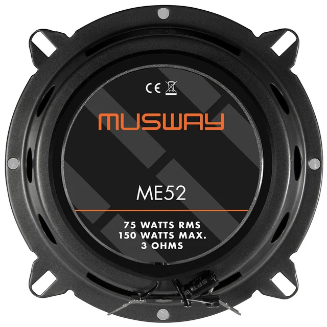 Musway 5¼" koaxialhøyttalere 5¼" koaxial ME 75/150W 