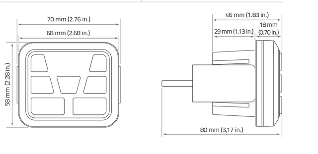 Hertz HMCU1 fjernkontroll For HMR10D, HMR15D, HMR20DAB og HMR BT 
