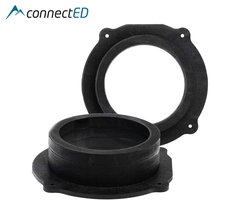 ConnectED MDF h&#248;yttaleradaptere (165mm) Audi TT/Q7 (2006 - 2014) (foran)