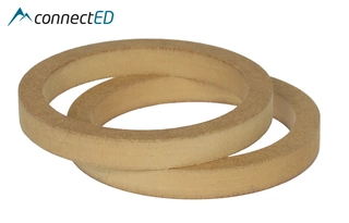 ConnectED MDF høyttaleradaptere (165mm) Universale (22mm dybde)