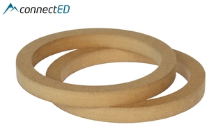 ConnectED MDF høyttaleradaptere (165mm) Universale (18mm dybde)