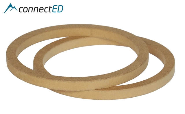 ConnectED MDF høyttaleradaptere (165mm) Universale (12mm dybde) 
