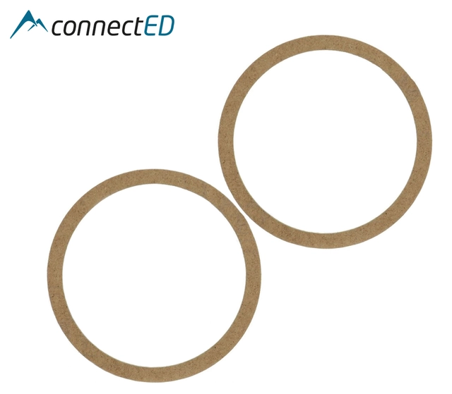 ConnectED MDF høyttaleradaptere (165mm) Universale (12mm dybde) 