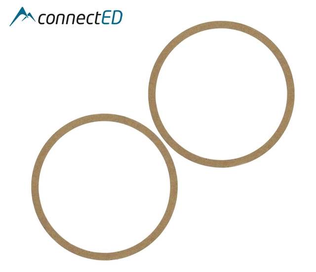 ConnectED MDF høyttaleradaptere (200mm) Universale (8mm dybde) 