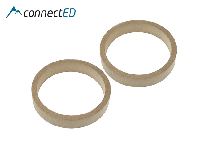 ConnectED MDF høyttaleradaptere (165mm) Universale (30mm dybde) 
